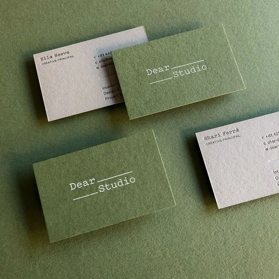 Tạo ấn tượng với in name card giấy Kraft chất lượng cao