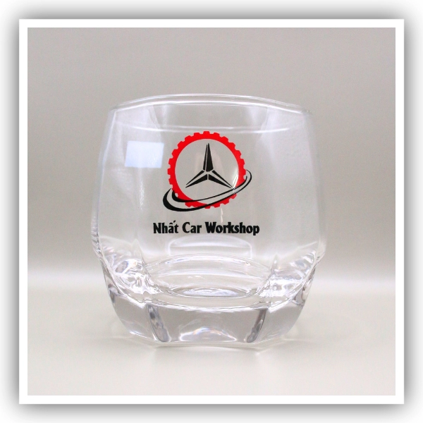 Ly thủy tinh, cốc thủy tinh in logo số lượng lớn [GIÁ TỐT NHẤT]