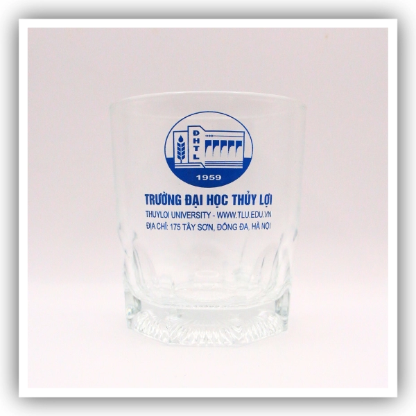 Ly thủy tinh, cốc thủy tinh in logo số lượng lớn [GIÁ TỐT NHẤT]
