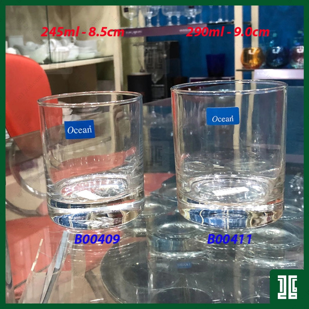 Bộ 6 Cốc Thủy Tinh Lùn San Marino – B00411 – 290ml