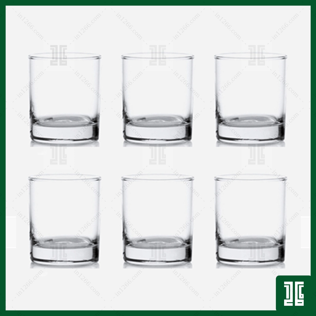 Bộ 6 Cốc Thủy Tinh Lùn San Marino – B00411 – 290ml