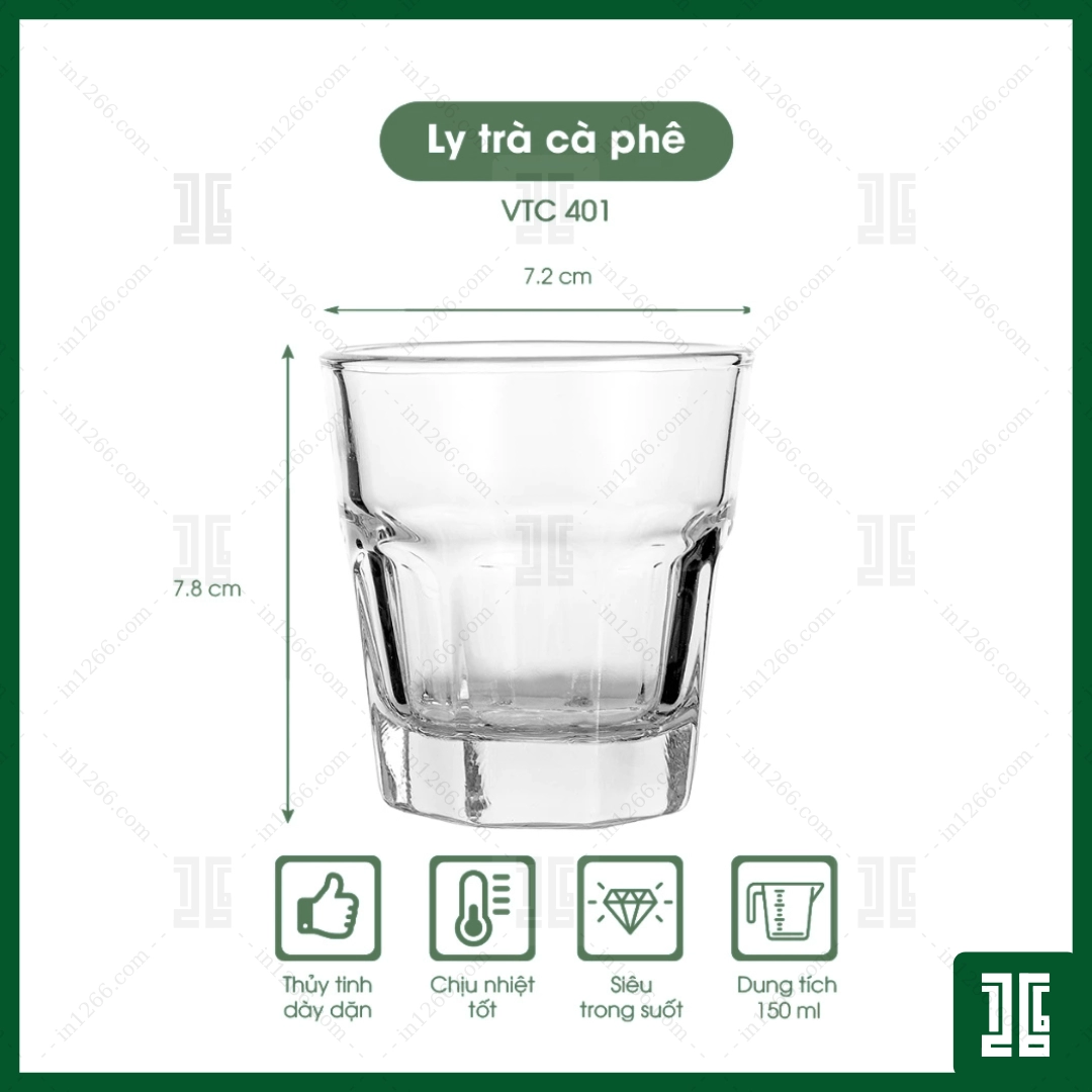 Bộ 12 cốc rượu đáy nhọn thủy tinh cao cấp LOTUS GLASS VTC06T chén rượu 30ml