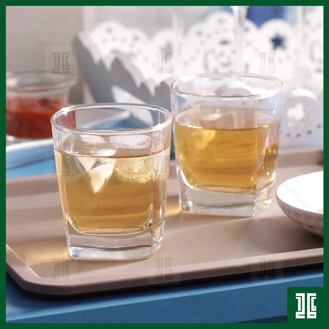 Bộ 6 Ly Tẩy Vuông Trung Thủy Tinh Cao Cấp UG-361