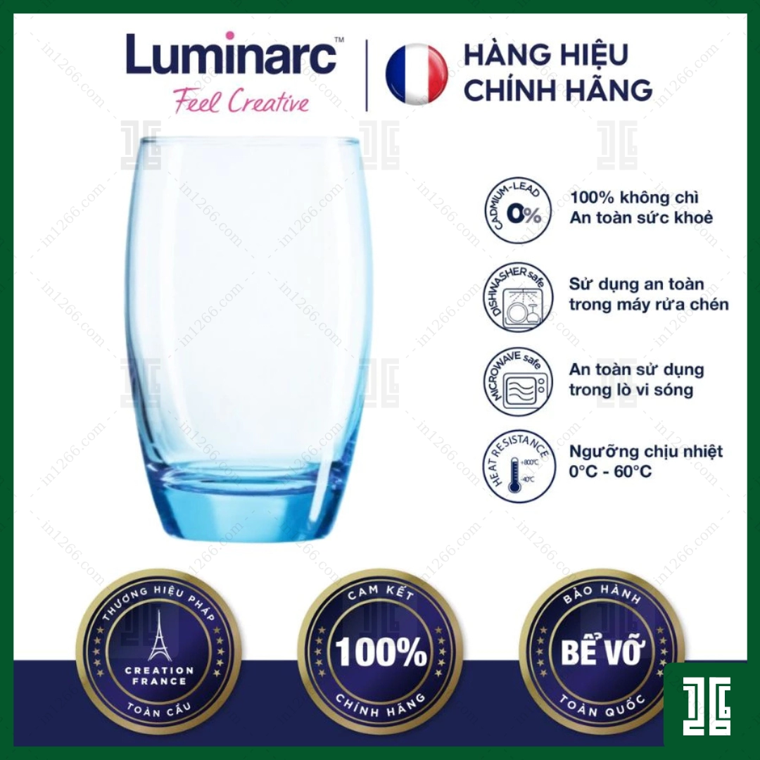 Bộ 6 ly thủy tinh cao cấp Luminarc L8951/N2543 350ml