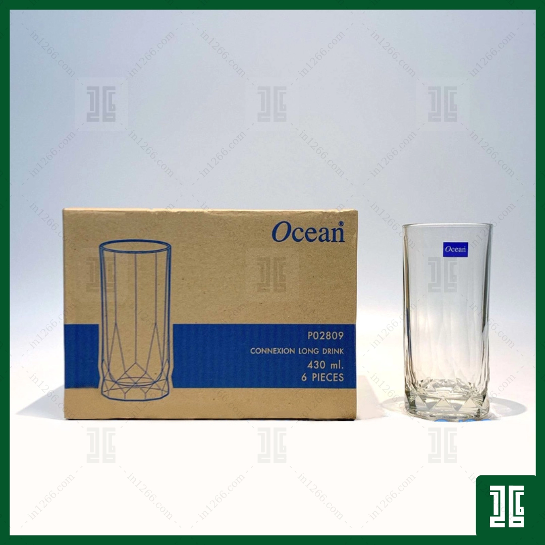 Bộ 6 Cốc Thủy Tinh Connexion Hi Ball – P02808 – 350ml Chính hãng Ocean Thái Lan