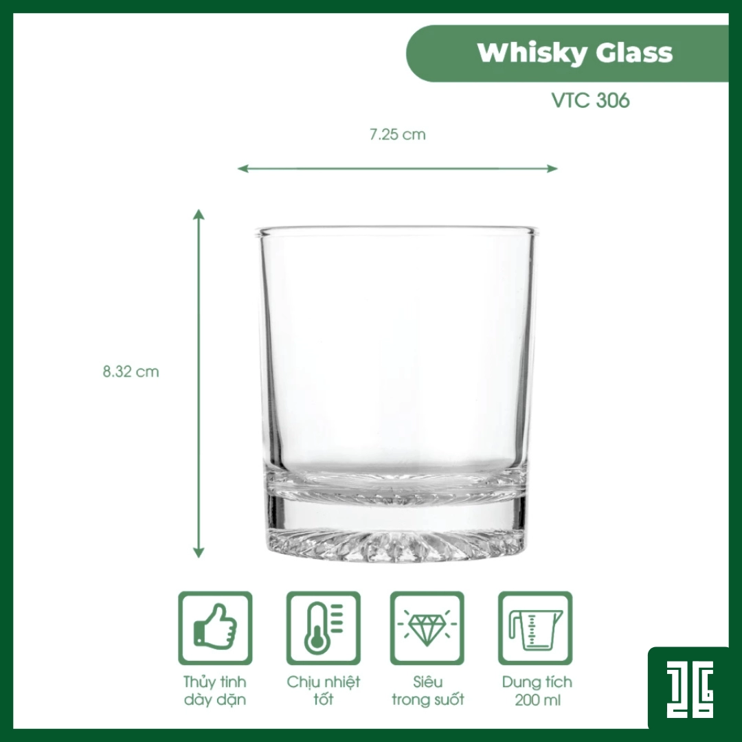 Bộ 12 cốc rượu đáy nhọn thủy tinh cao cấp LOTUS GLASS VTC06T chén rượu 30ml