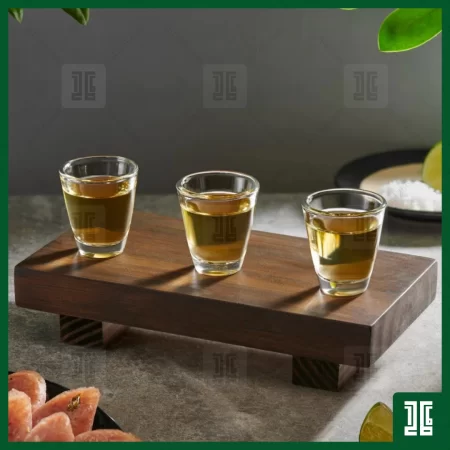 Bộ 12 cốc rượu đáy nhọn thủy tinh cao cấp LOTUS GLASS VTC06T chén rượu 30ml