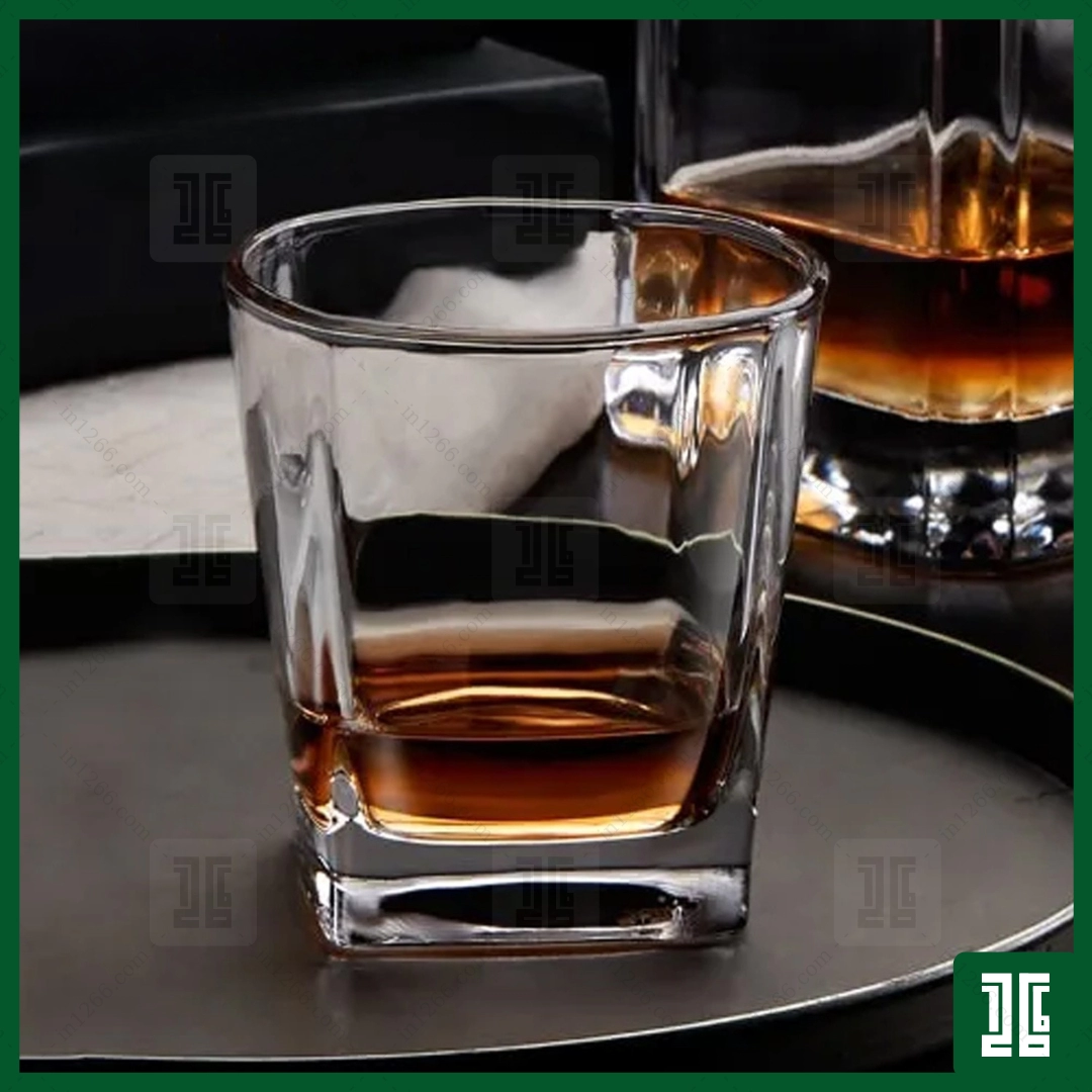 Bộ 6 Cốc Thủy Tinh Đáy Vuông Lùn Plaza Cỡ Nhỏ-B11007-195ml