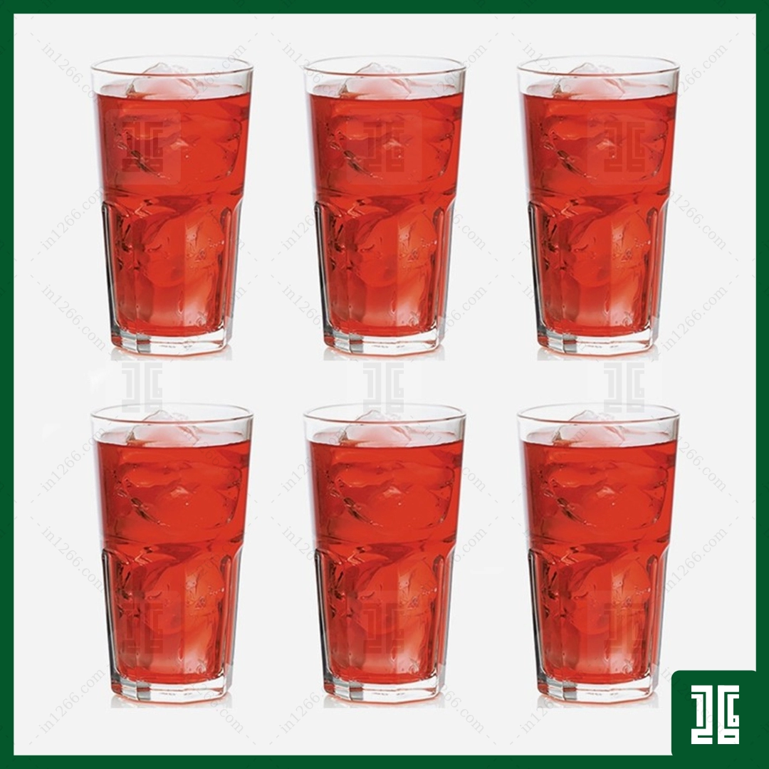 Bộ 6 Cốc Thủy Tinh Centra Long Drink – P01963 – 495ml chính hãng Ocean Thái Lan