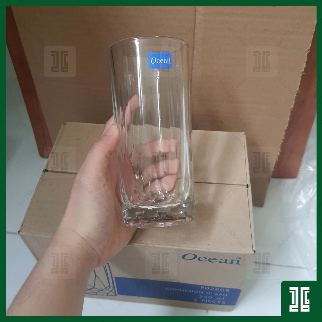 Bộ 6 Cốc Thủy Tinh Connexion Hi Ball – P02808 – 350ml Chính hãng Ocean Thái Lan