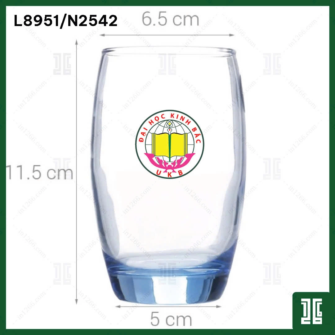 Bộ 6 chiếc Cốc Luminarc khảm vàng 13791, chính hãng Luminarc Pháp nhập khẩu, dung tích ~200ml